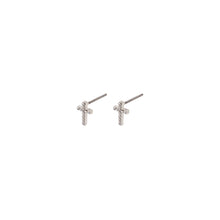 Load image into Gallery viewer, Pilgrim CLARA Crystal Cross Earrings