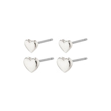 Load image into Gallery viewer, Pilgrim AFRODITTE Heart Earrings 2-In-1 Set