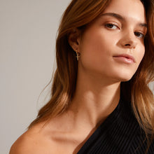 Load image into Gallery viewer, Pilgrim DAISY Recycled Cross Hoops