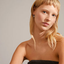 Load image into Gallery viewer, Pilgrim DAISY Recycled Cross Hoops