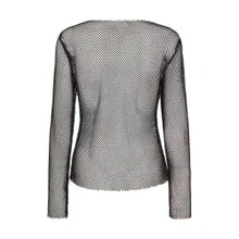Load image into Gallery viewer, Co' Couture Krystal Net Blouse