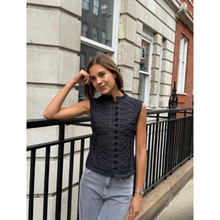 Load image into Gallery viewer, On Trend Military Denim Top