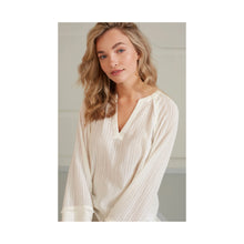 Load image into Gallery viewer, Yaya 701163-403 V-Neck Top With Fringes
