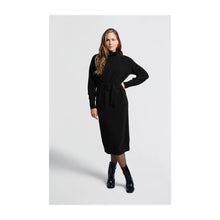 Load image into Gallery viewer, Yaya 600158-411 Knitted Midi Turtleneck Dress