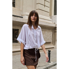 Load image into Gallery viewer, YAYA 01-201222-606 Blouse with Wide Sleeves and Braided Details