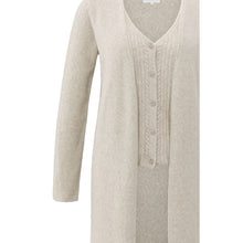 Load image into Gallery viewer, YAYA 01-010138-501 Long Cardigan with Cable Knit Gilet Layer