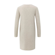 Load image into Gallery viewer, YAYA 01-010138-501 Long Cardigan with Cable Knit Gilet Layer