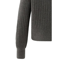 Load image into Gallery viewer, YAYA 01-000525-510 Ribbed TurtleneckSweater with Cable and Long Sleeves
