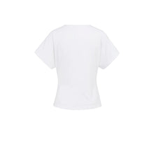 Load image into Gallery viewer, YAYA 01-709093-606 Top with Round Neckline and Knot Detail