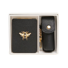 Load image into Gallery viewer, Alice Wheeler Oblong Compact Mirror and Lipstick Holder Gift Set