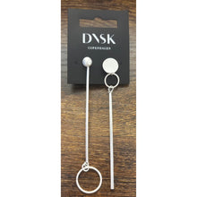 Load image into Gallery viewer, Dansk 2 Tone Pole Earrings