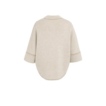 Load image into Gallery viewer, YAYA 01-010141-601 Chunky Knit Poncho Cardigan with Rounded Hem