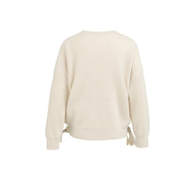 Load image into Gallery viewer, YAYA 01-000555-602 Knitted Sweater with Tie Details at the Hem