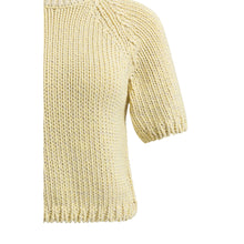 Load image into Gallery viewer, YAYA 01-000551-602 Chunky Knit Sweater with Short Sleeves and Round Neck