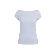 Load image into Gallery viewer, YAYA 709354-603 Ribbed Boatneck Top