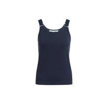Load image into Gallery viewer, YAYA 729050-603 Ribbed Singlet With Ring Details