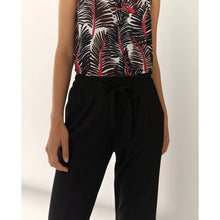 Load image into Gallery viewer, Paz Torras Straight Leg Trousers with Elasticated Waist