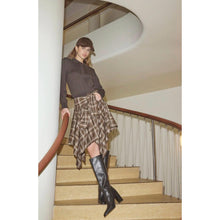 Load image into Gallery viewer, Co Couture Dagny Check Tie Skirt