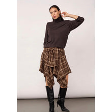 Load image into Gallery viewer, Co Couture Dagny Check Tie Skirt