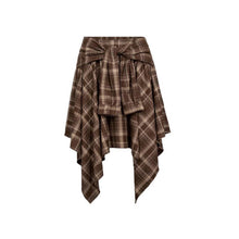 Load image into Gallery viewer, Co Couture Dagny Check Tie Skirt