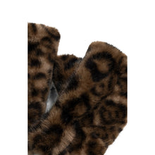 Load image into Gallery viewer, YAYA 03-209021-610 Faux fur mittens with leopard print
