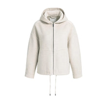 Load image into Gallery viewer, YAYA 02-001091-610 Oversized wool blend jacket with hood