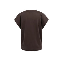 Load image into Gallery viewer, YAYA 01-709291-606 Top with Crew Neck and Cap Sleeves