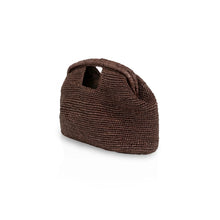Load image into Gallery viewer, YAYA 03-000117-606 Crocheted Straw Clutch with Handle