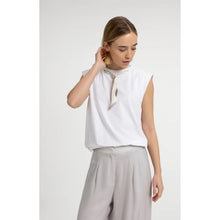 Load image into Gallery viewer, YAYA 01-709396-606 Sleeveless Top With Scarf