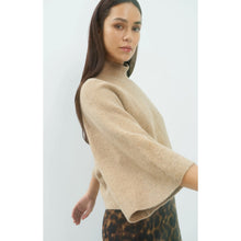 Load image into Gallery viewer, YAYA 01-000655-610 Wide Sleeve Sweater with High Neckline
