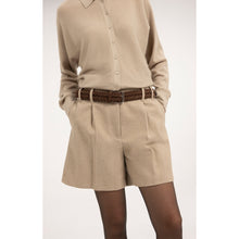 Load image into Gallery viewer, YAYA 01-321046-610 Bermuda Shorts in Melange Herringbone Fabric