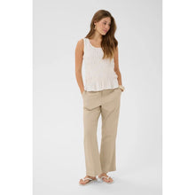 Load image into Gallery viewer, Cream Henva Sleeveless Blouse