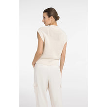 Load image into Gallery viewer, YAYA 01-010154-604 Sleeveless Mesh Knit Cardigan