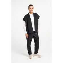 Load image into Gallery viewer, YAYA 01-309289-609 Faux Leather Carrot Fit Trousers