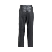 Load image into Gallery viewer, YAYA 01-309289-609 Faux Leather Carrot Fit Trousers