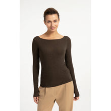 Load image into Gallery viewer, YAYA 01-709439-609 Long Sleeve Top With Boat Neck