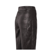 Load image into Gallery viewer, YAYA 01-309221-509 Faux Leather Trousers with Seam Details
