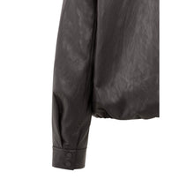 Load image into Gallery viewer, YAYA 02-009060-509 Short Faux Leather Jacket with Elastic Hem