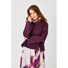 Load image into Gallery viewer, Suzy D TADEA Crew Neck Crop Knit