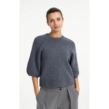Load image into Gallery viewer, YAYA 01-000644-609 Knitted Sweater with Balloon Sleeves