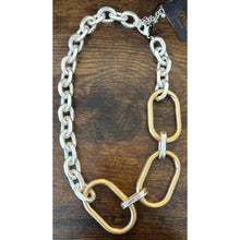 Load image into Gallery viewer, Dansk Elysian Two Tone Statement Necklace