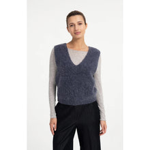 Load image into Gallery viewer, YAYA 01-000635-609 Soft Knit Spencer with Deep V Neck