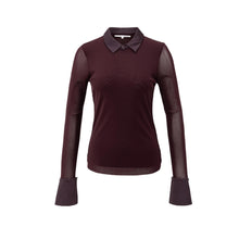 Load image into Gallery viewer, YAYA 709346-511 Mesh Sleeve Top
