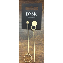 Load image into Gallery viewer, Dansk 2 Tone Pole Earrings