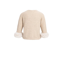 Load image into Gallery viewer, YAYA 01-000662-610 Sweater with detachable faux fur cuffs