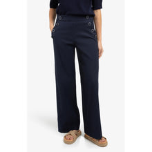 Load image into Gallery viewer, YAYA 01-301245-603 High Waist Trousers with Decorative Buttons and Wide Legs