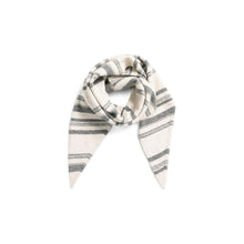 Load image into Gallery viewer, YAYA 03-510025-610 Knitted Triangle Scarf with Stripes