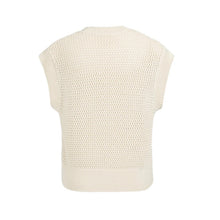 Load image into Gallery viewer, YAYA 01-010154-604 Sleeveless Mesh Knit Cardigan