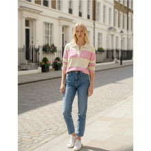 Load image into Gallery viewer, On Trend Polo Stripe Jumper