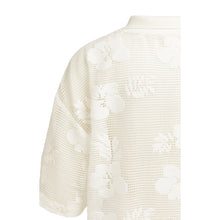 Load image into Gallery viewer, YAYA 01-201234-607 Crochet Jacket with Floral Pattern and Short Sleeves